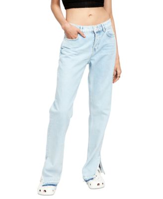 Lioness - Women's Bel Air Split-Hem Cotton Jeans