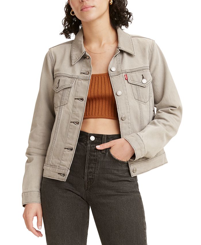 Levi's Women's Original Denim Trucker Jacket & Reviews - Jackets & Blazers  - Women - Macy's