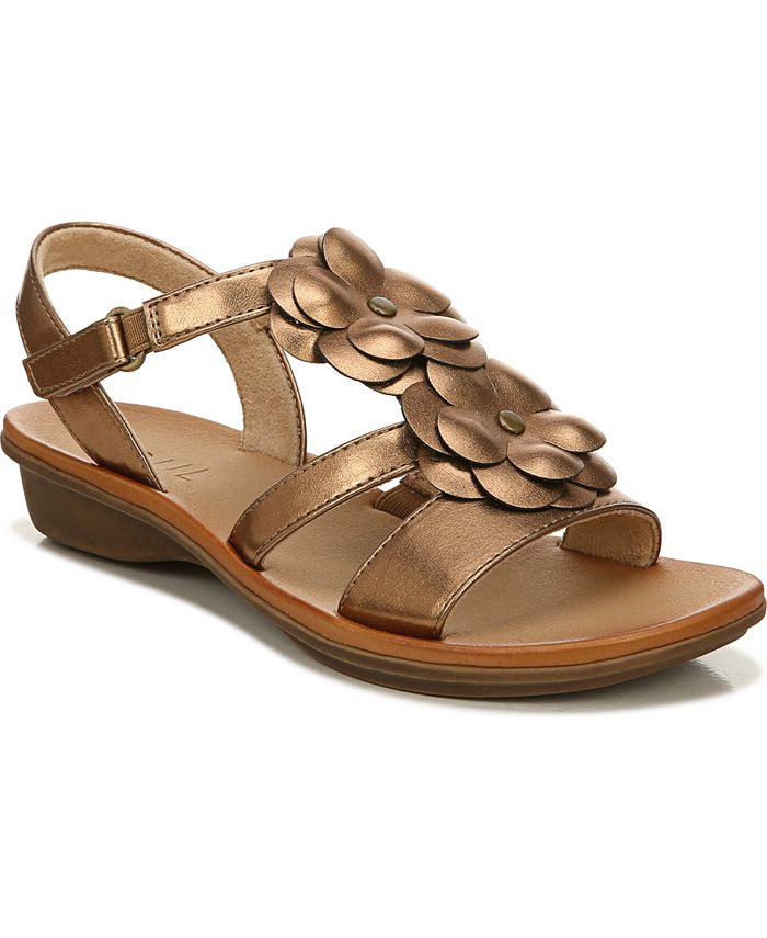 Soul Naturalizer Sing-2 Flower-trimmed Ankle Strap Sandals - Macy's