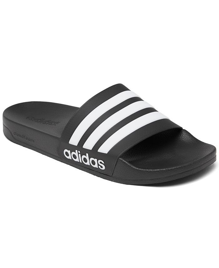 Afwijking hoofdkussen Grondwet adidas Men's Adilette Shower Slide Sandals from Finish Line - Macy's