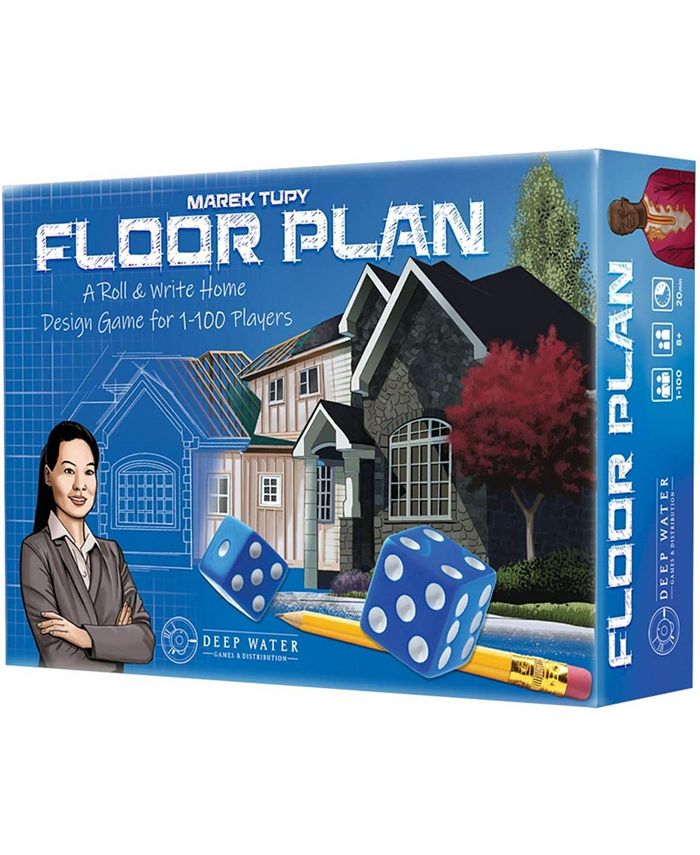 Flat River Group Floor Plan Board Game, 60 Piece Set Macy's