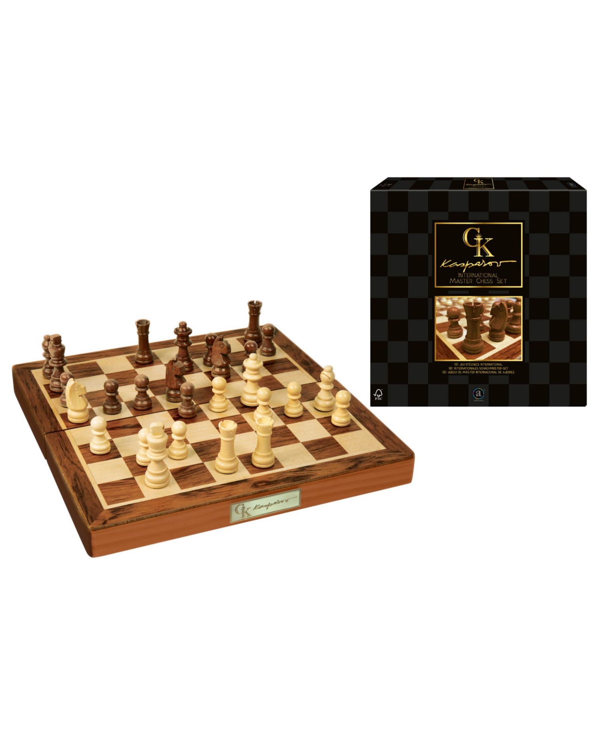 Flat River Group Kids' Kasparov International Master Chess Set, 33 Piece In Multi