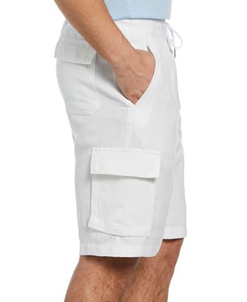 Cubavera mens linen blend cargo shorts