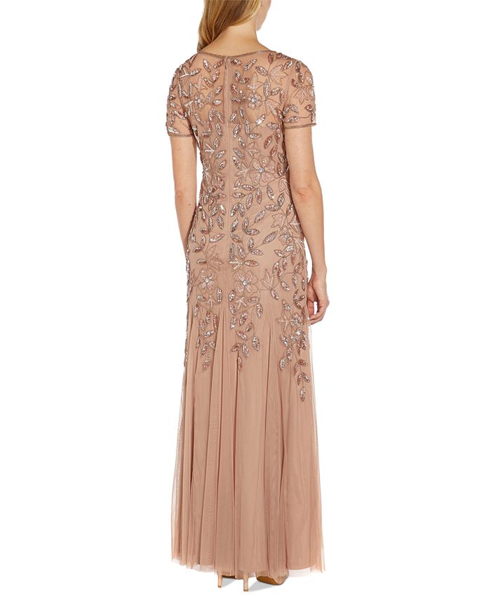 Adrianna Papell Women's Floral-Design Embellished Gown & Reviews ...