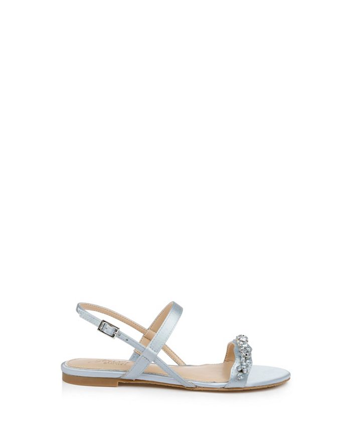 Jewel Badgley Mischka Osmond Flat Dress Sandals & Reviews Evening