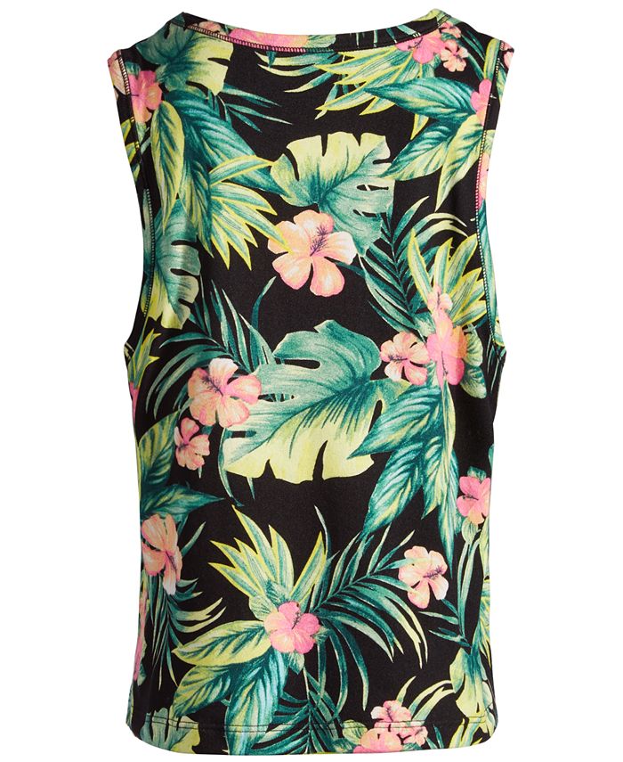 ID Ideology Big Girls Tropical Print Tank Top, Created for Macy's