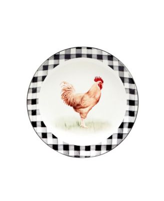 On The Farm Salad Plate, Set of 4