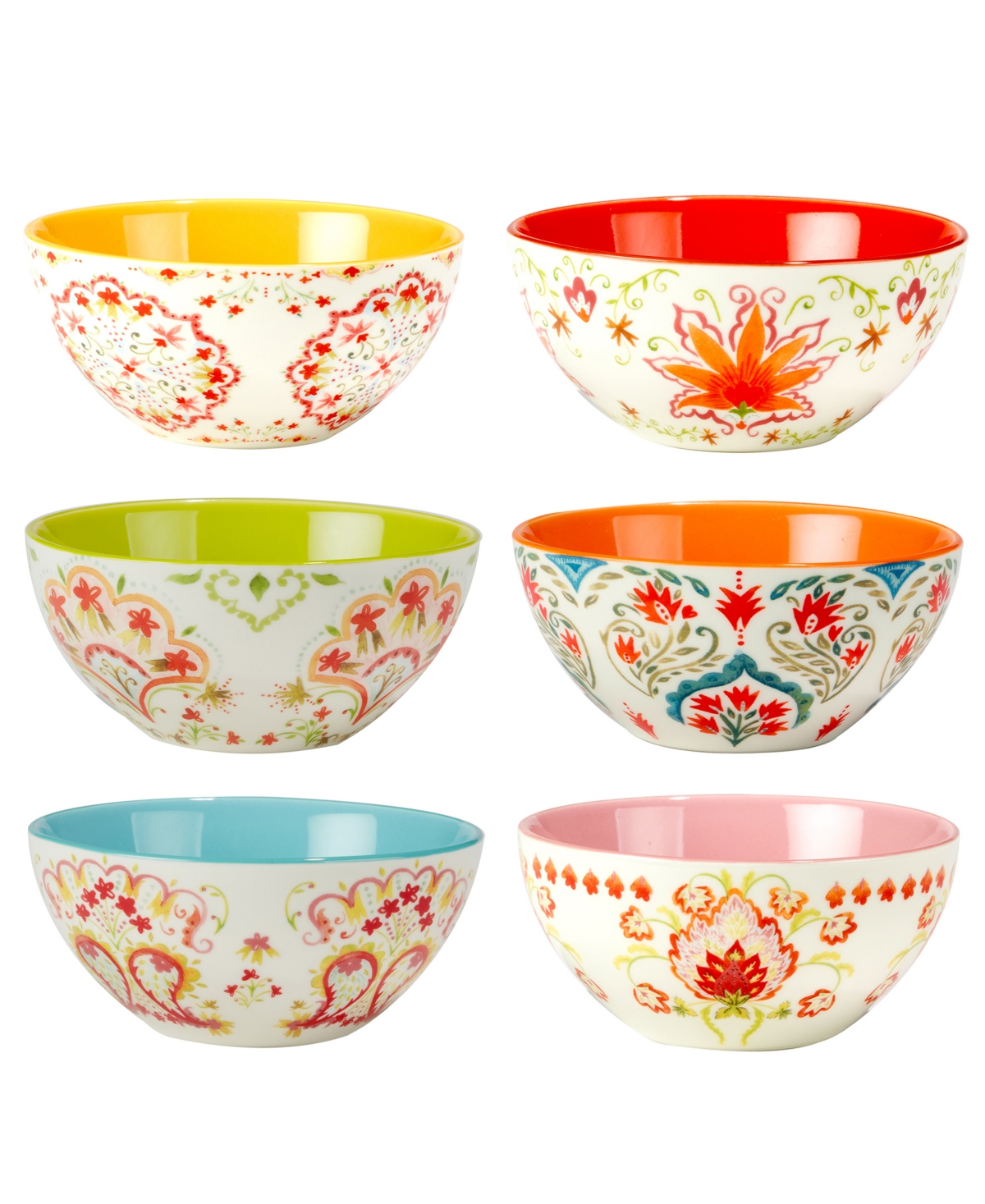 Francesca All Purpose Bowl, Set of 6 - Multi