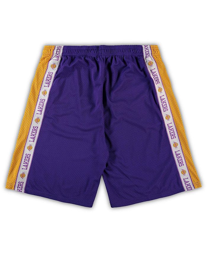 BAPE X MITCHELL & NESS LOS ANGELES LAKERS JERSEY SHORTS MENS