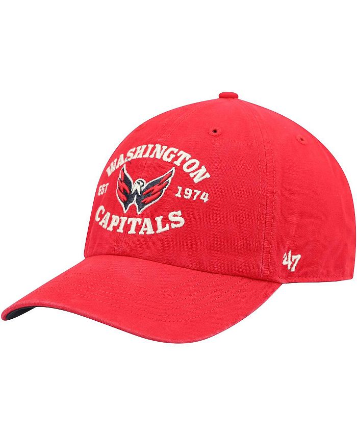 47 Brand Men s 47 Red Washington Capitals Brockman Clean Up