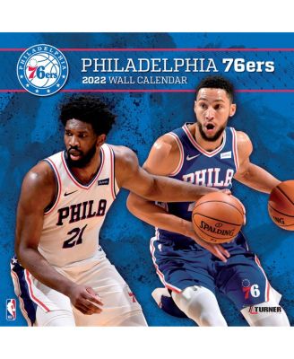 Philadelphia 76ers 2022 Wall Calendar