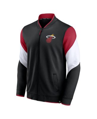 Men's Black Miami Heat League Best Performance Full-Zip Jacket