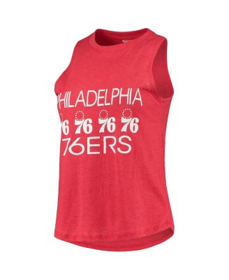 Women's Royal, Red Philadelphia 76ers Tank Top and Pants Sleep Set