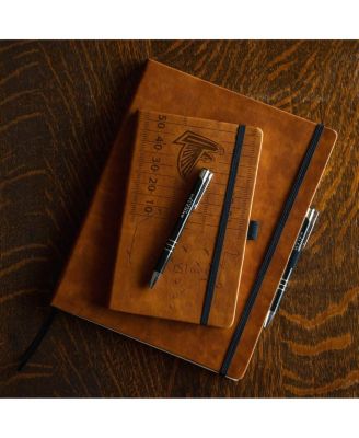 Sparo Atlanta Falcons Laser-Engraved Notepad and Pen Gift Set