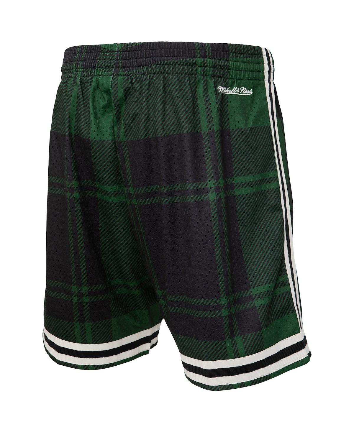 Mitchell & Ness Men's Mitchell Ness X Uninterrupted Kelly Green And Black Boston Celtics Hardwood Classics Swingman In Kelly Green,black