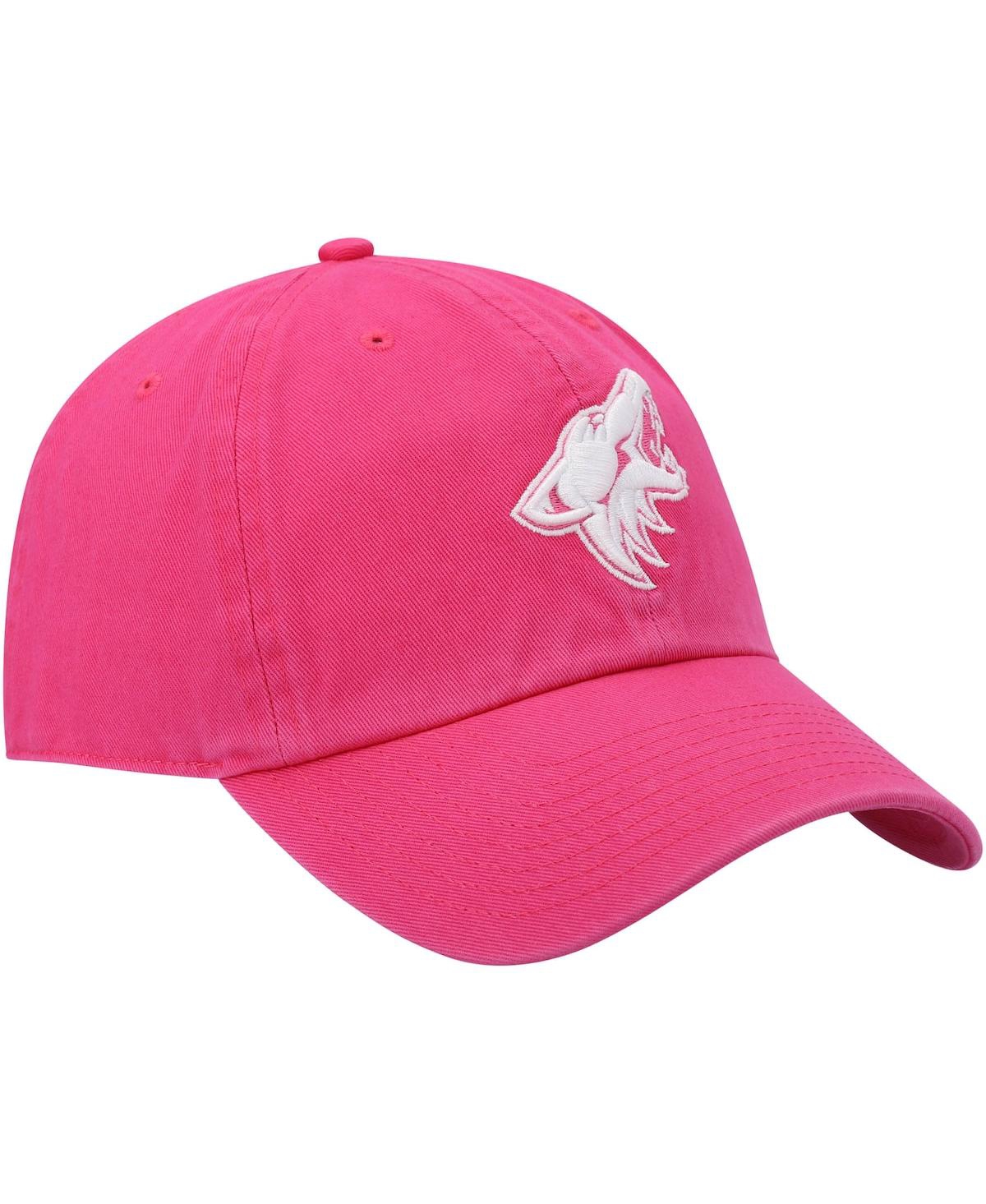 Men's '47Arizona Coyotes Clean Up Adjustable Hat - Pink