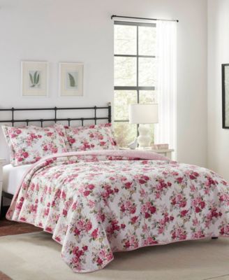 Lidia 3-Piece Cotton Reversible Quilt Set, Full/Queen
