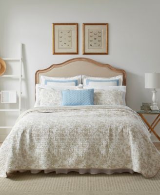 Amberley Cotton Reversible 3-Pc. Quilt Set, King