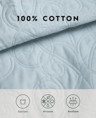 Felicity Cotton Reversible 2 Piece Quilt Set, Twin