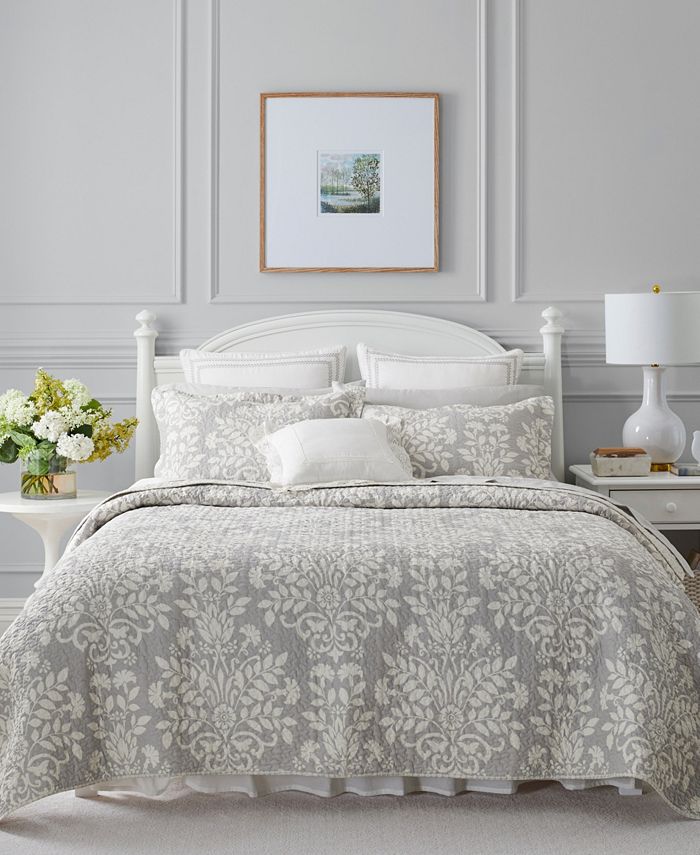 Laura Ashley Rowland Quilt Set, King Macy's