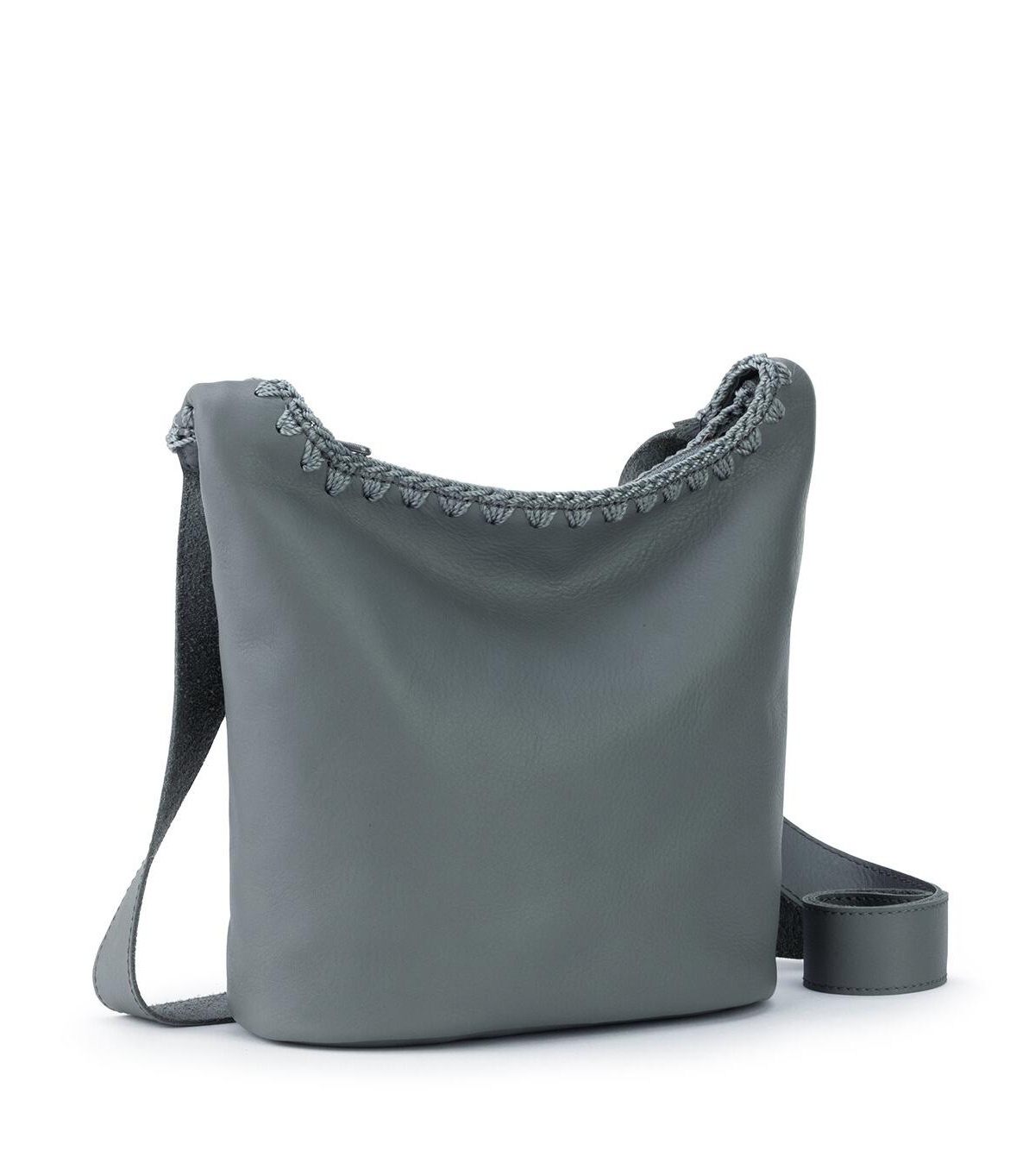 The Sak Women's Asher Genuine Leather Crossbody In Dusty Blue ModeSens