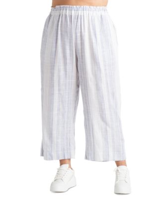 Black Tape Trendy Plus Size Striped 