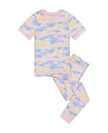 Big Girls T-shirt and Pants Pajama Set, 2 Piece