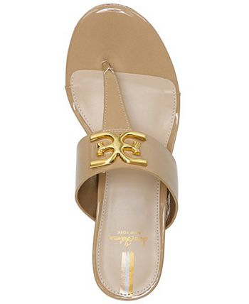 Sam Edelman Women's Yardlie Emblem Platform Wedge Sandals - Macy's
