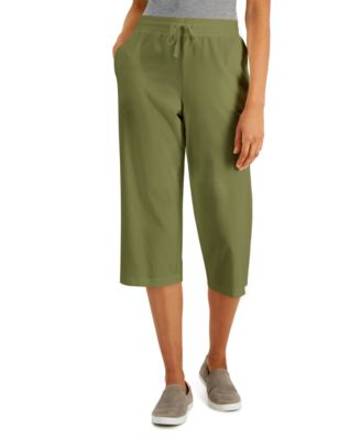 Karen Scott Petite Knit Drawstring 