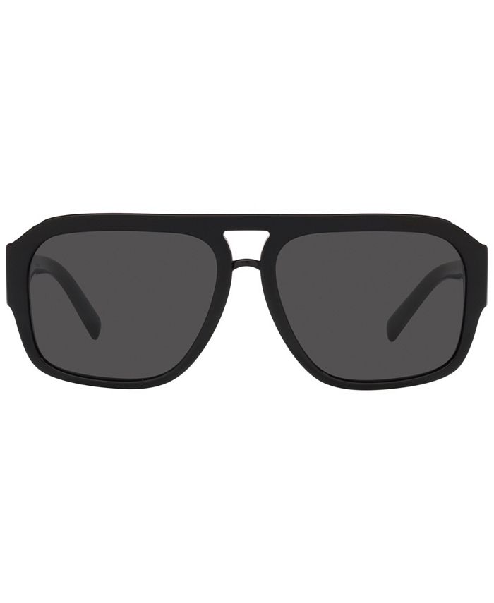 Dolce&Gabbana Men's Low Bridge Fit Sunglasses, DG4403F Low Bridge Fit ...