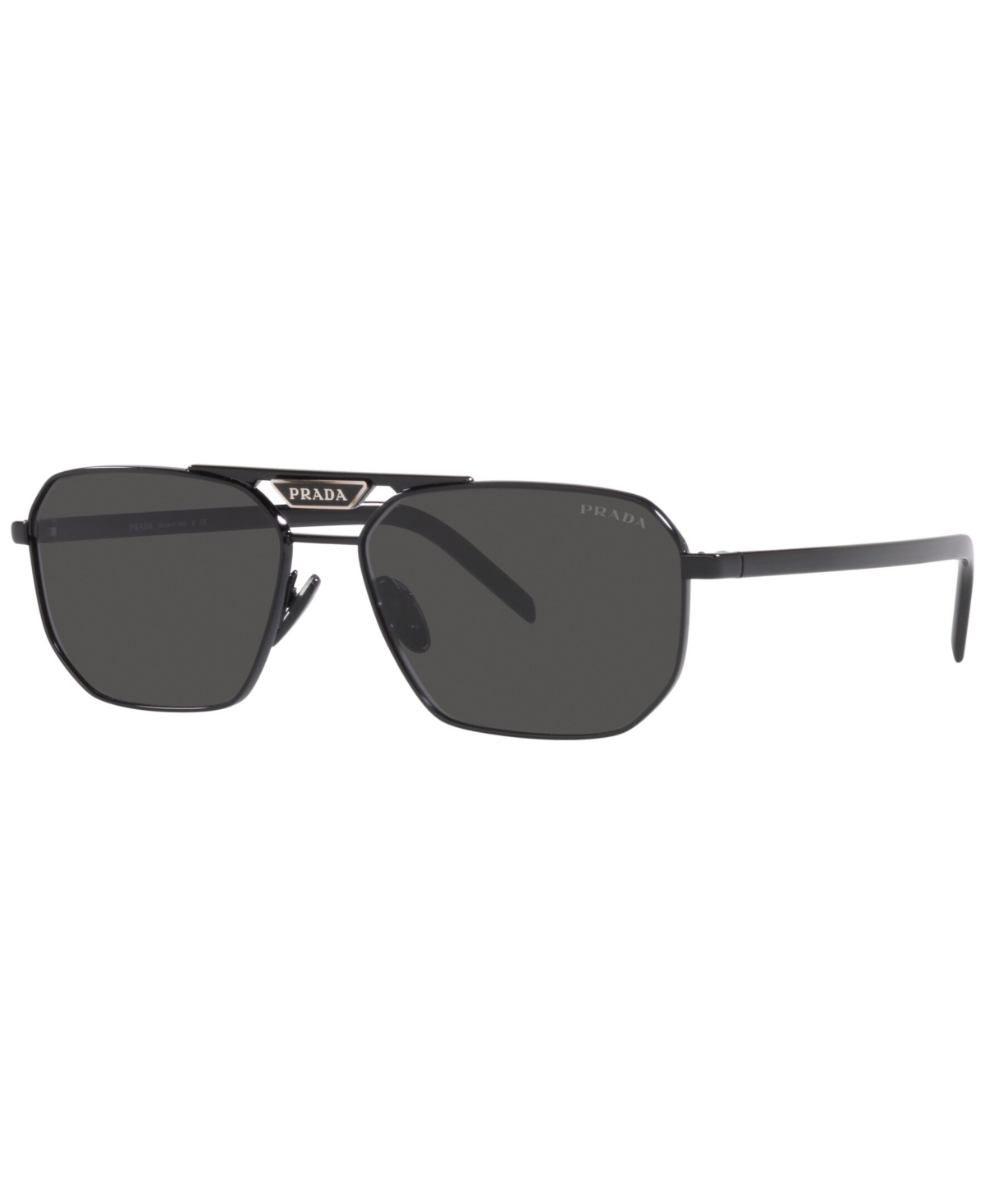 Prada Rectangular Men's Sunglasses, Pr 58ys