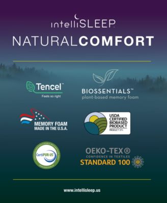 IntelliSLEEP CLOSEOUT! Natural Comfort Traditional Memory Foam Pillow, Queen, Exclusively at Macy’s