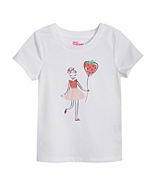 Little Girls Strawberry Graphic T-shirt