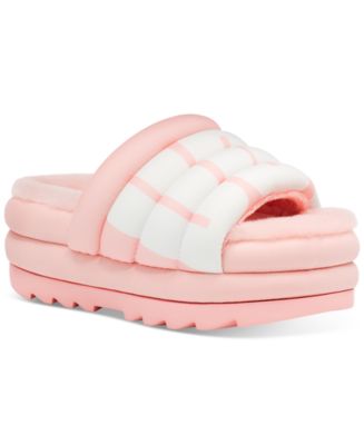 UGG® Women's Maxi Slide Logo Sandals - Macy's