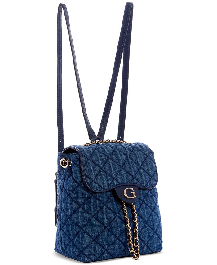 GUESS Gillian Flap Denim Backpack Macy's