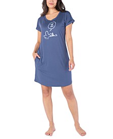 Women's Sleeping Woodstock Sleep Shirt