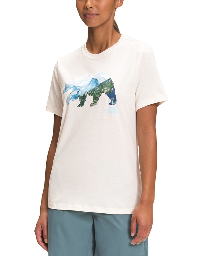 The North Face Women's Cotton Bear Graphic T-Shirt - Macy's