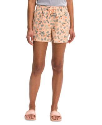 north face floral shorts