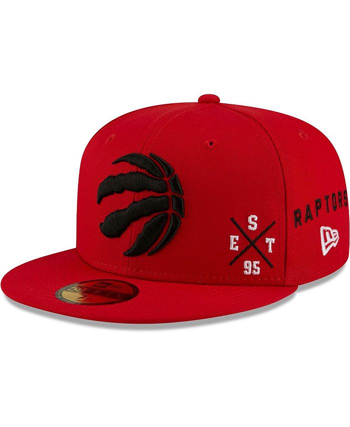New Era Men's Red Toronto Raptors Multi 59FIFTY Fitted Hat & Reviews ...