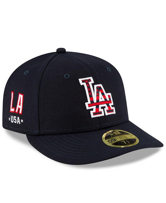 Men's New Era Navy Los Angeles Dodgers 2023 Fourth of July 59FIFTY Fitted Hat