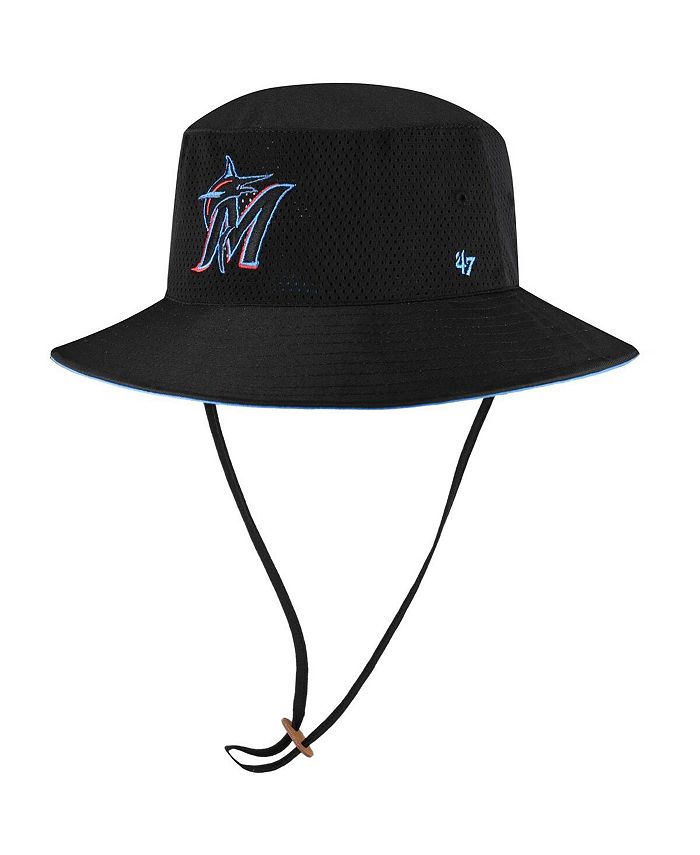 '47 Brand Men's Black Miami Marlins Panama Pail Bucket Hat Macy's