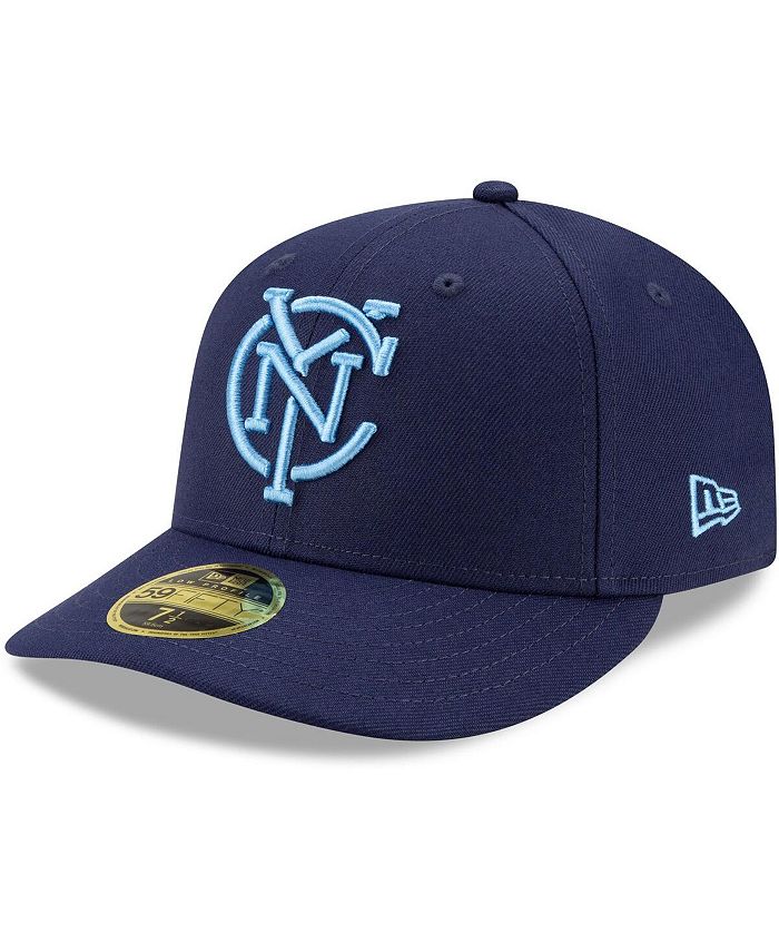 New Era Men's Navy New York City FC Monogram Low Profile 59FIFTY Fitted ...