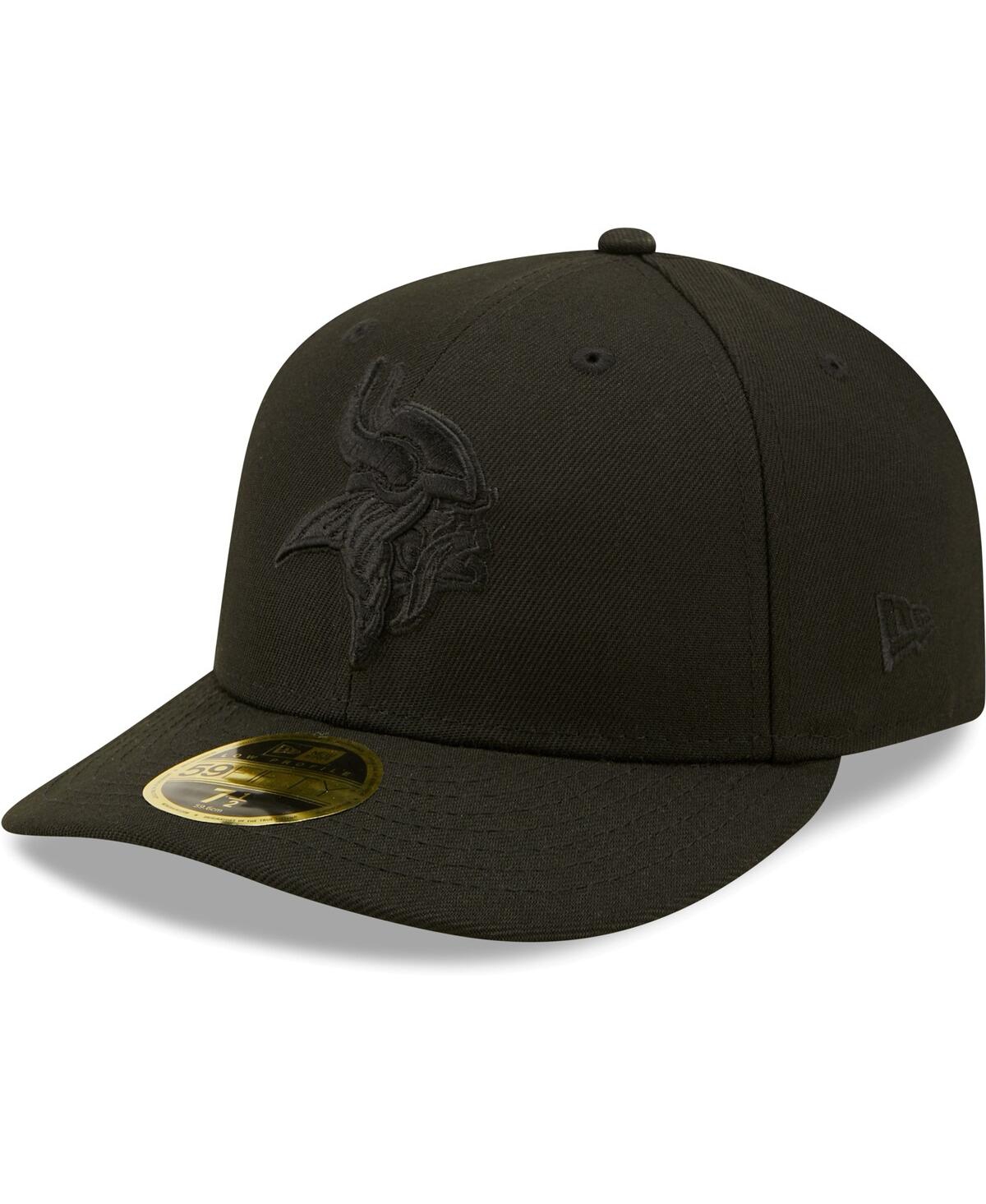 Men'sMinnesota VikingsonLow Profile 59FIFTY Ii Fitted Hat - Black