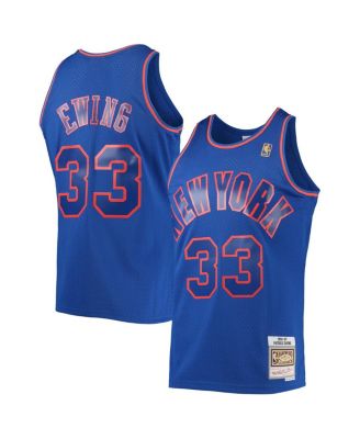 Mitchell & Ness Men's Patrick Ewing Blue New York Knicks 1996-97