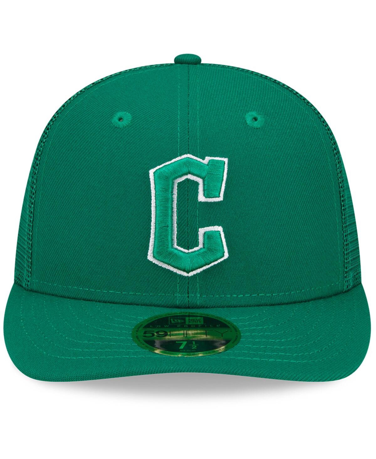 Men'sCleveland Guardians 2022 St. Patrick's Day On-Field Low Profile 59FIFTY Fitted Hat - Green