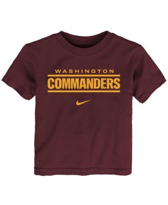 Unisex Infant Preschool Burgundy Washington Commanders Wordmark T-shirt