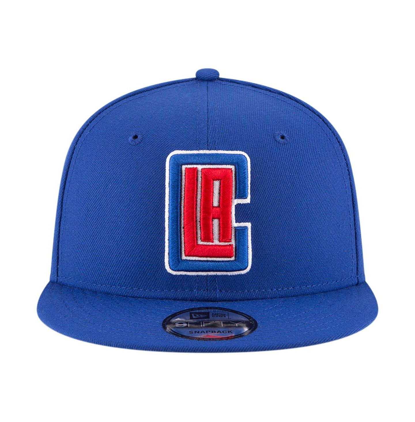 Мужская кепка New Era Royal LA Clippers Official Team Color 9FIFTY Adjustable Snapback Hat — фото 3