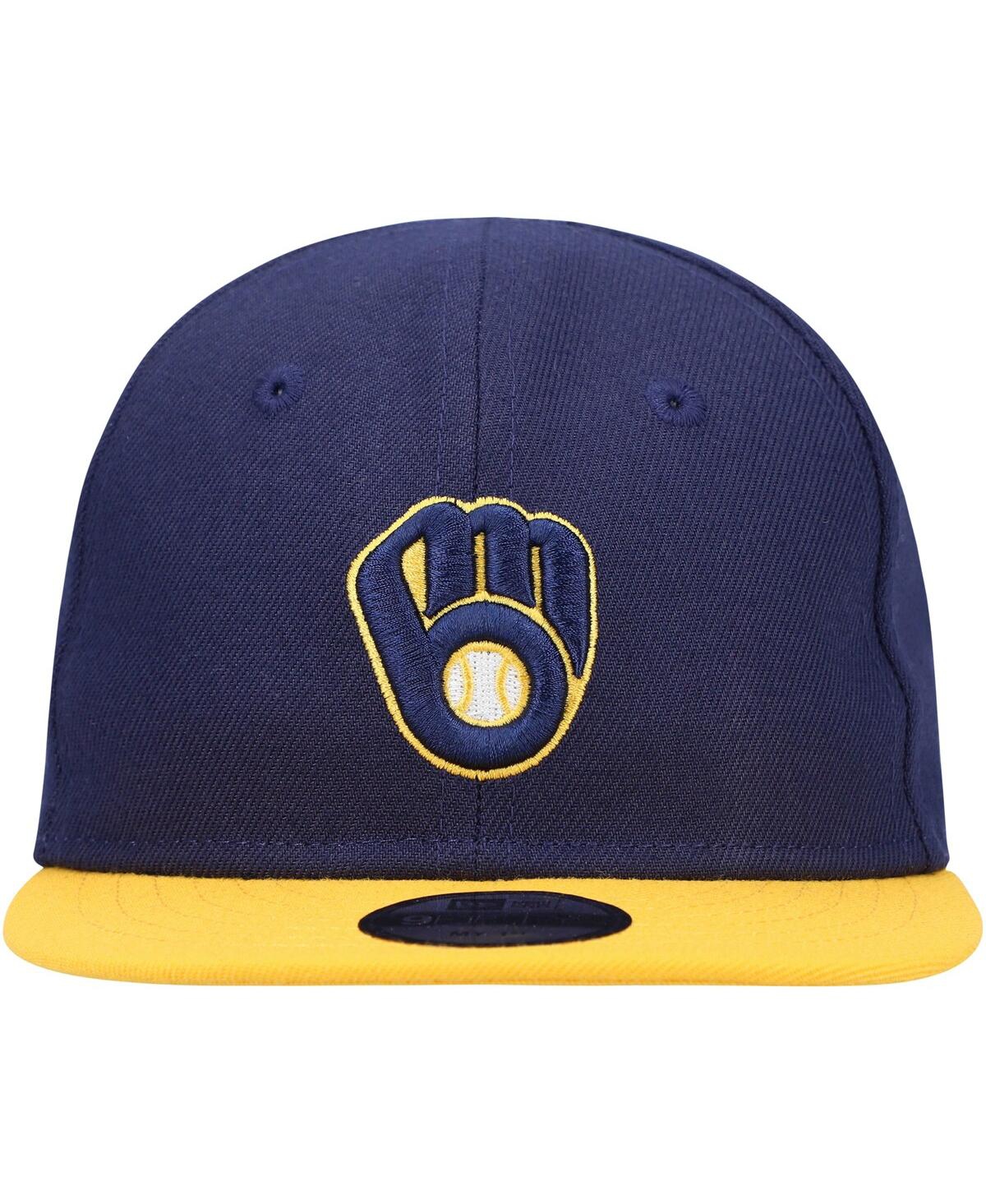 Shop New Era Infant Unisex Navy Milwaukee Brewers My First 9fifty Hat