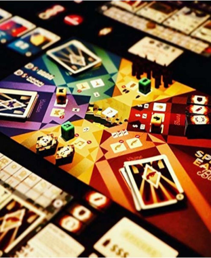 Flat River Group Speakeasy Blues Historical Dice Drafting Board Game