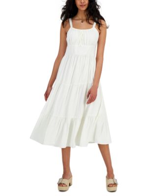 I.N.C. International Concepts - Women's Tiered Tie-Neck Dress